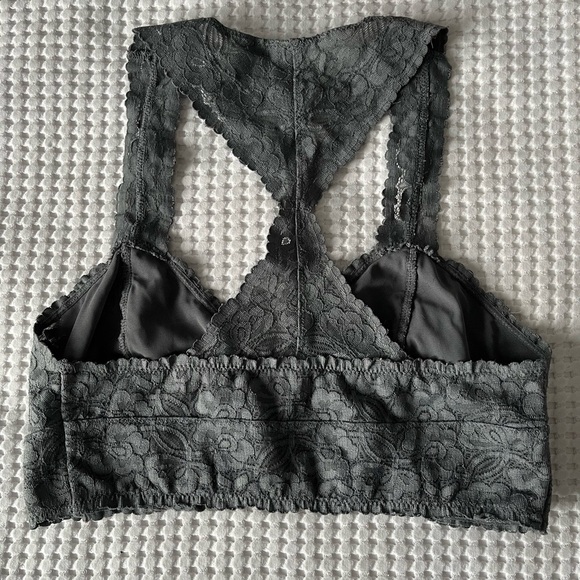 FREE PEOPLE | BRALETTE | DARK GREY | MEDIUM - Picture 4 of 6